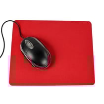 Tapis De Souris Antidérapant Jaune Ultra Fin Lavable Pour Ordinateur Bureau Rouge YONIS