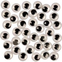 Yeux Mobiles, Non autocollants, d 12 mm, 1000 pièces/ 1 Pq.