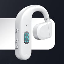 Ecouteurs Bluetooth Sans Fil Affichage Digital Confort Longue Durée Blanc Blanc YONIS