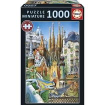 Puzzle 2D 1000 pièces - Gaudí, Collage Miniature - EDUCA