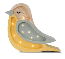 Lampe Veilleuse Oiseau Kaki Moutarde - Little Lights