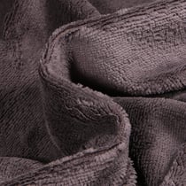 Tissu Micro Éponge Bambou Téa Gris anthracite