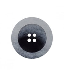 Carte de 3 boutons Fantaisies Gris 4 trous 18mm - Union Knopf Gris