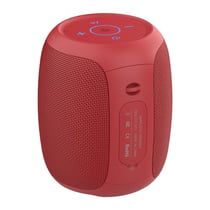 Enceinte Bluetooth Portable Etanche IPX6 Son 24H Autonomie Batterie 4400mAh Rouge YONIS