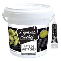 Pâte de pistache 1 kg + Stylo de glaçage noir