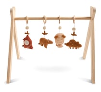 Arche d'éveil bois avec 4 jouets