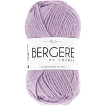 Pelote de laine - Lilas - 50% Laine mérinos 50% acrylique - Bergère de France - Image