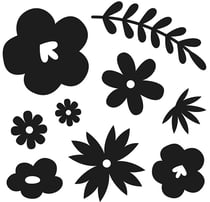 Matrices de découpe fleurs - Artemio