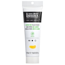 Peinture Acrylique en tube jaune moyen sans cadmium 138ml - Liquitex Heavy Body