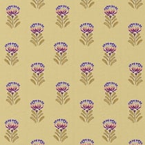 Tissu Coton imprimé Arty Esha fleur sur fond Jaune - Au mètre