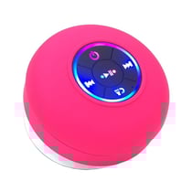 Enceinte Waterproof Bluetooth Portable Avec Ventouse Et Couleurs Éblouissantes Rouge YONIS