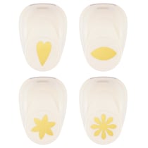 Vaessen Creative Set de perforatrices Coeur Pétale & Fleurs 4pcs