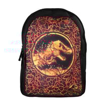 Bagtrotter - Jurassic World - Sac à Dos Scolaire - Noir - 2 Compartiments Zippés - 1 Poche Zippée - 32x16x46cm - Bretelles Matelassées - Dos Matelassé - Matière Polyester - Sac à Dos Scolaire Primaire