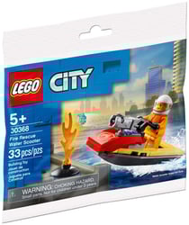 LEGO City - Jeu (polybag)le jet ski des pompiers 30368