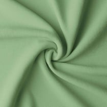 Tissu Coton enduit uni Vert amande