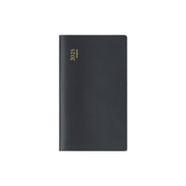 Agenda semainier 2025 - Noir - Brepols - 16 x 9 cm - Janvier à décembre