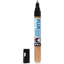 Marqueur Plus Color, L : 14,5 cm, trait 1-2 mm, or, 5,5 ml, 1 pièce