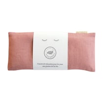 Masque yeux yoga - Lin vieux rose - Le Gang des Fougères