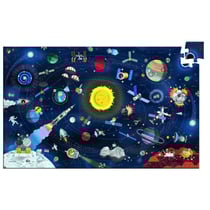 Puzzle d'observation l'espace : fusee planete satellite 200 pieces - djeco - dj07413
