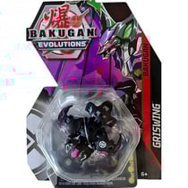 Bakugan evolutions : griswing avec carte - boule noire - saison 4 - spin master 20138044