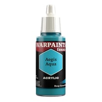 Peinture acrylique miniature - THE ARMY PAINTER - Aegis Aqua - 18 ml - Lot de 1 - Bleu verdâtre pâle - Séchage rapide