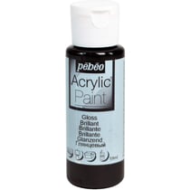 Flacon 59ml Peinture ACRYLIC PAINT Noir Brillant PÉBÉO
