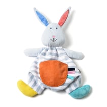 Doudou Lapin rayé Oxybul