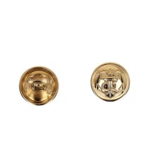 Lot de 6 boutons métal ancre or