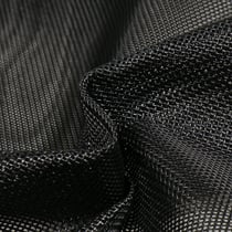 Toile Transat grille extérieure textilène unie Noir