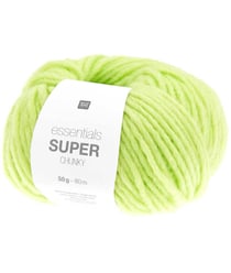 Laine à tricoter Essentials Super Chunky 50 gr - Rico Design 020 Vert fluo