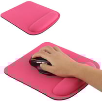 Tapis de Souris Ergonomique Repose Poignet Ultra Fin Confort Optimal Rose YONIS