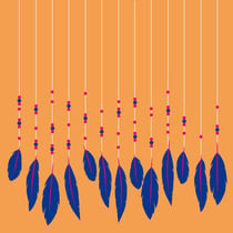 Artemio - Papier Flower Power Plumes