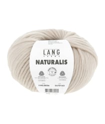 Pelote de laine Mérinos à tricoter Naturalis - Lang Yarns 26 blanc naturel