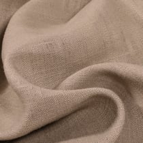 Tissu Ramie Lin uni Beige nature