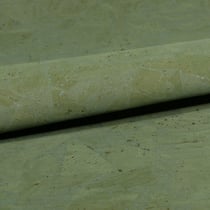 Tissu Liège Teinté sur fond Vert kaki