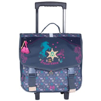 Cartable à roulettes STALLA BIANCA Cheval - 38 CM Western