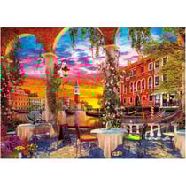 Puzzle la ville des amoureux : venise et les gondoles 4000 pièces - collection ville italie - educa - 20313