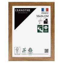 Cadre photo Precious noyer 18x24 cm