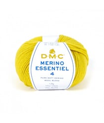 Pelote de laine Merino Essentiel 4 - DMC - Certifié Oeko-Tex 866 Jaune