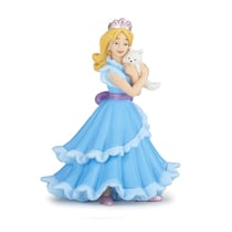 Figurine Princesse bleue au chat - Papo