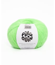 Pelote de Laine et Mohair PINGO MODOUX - Douceur et Style Réunis - Pingouin Vert Fluo