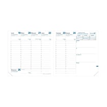 EXECUTIF FR Recharge - 16x16 cm - Semainier - 14 mois de décembre à janvier