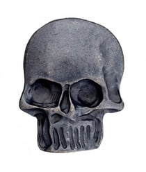 Bouton Tête de mort à queue 30mm - Prym Argent Antique gris