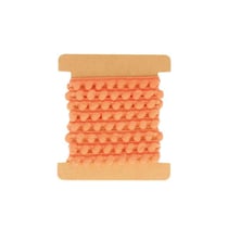 Ruban à pompons orange 1 m