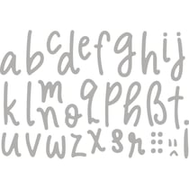 Rayher - Pochoir d'embossage Alphabet Minuscule 2,7cm 29 pièces