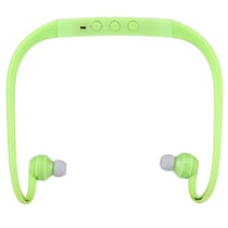 Casque Sport Étanche Sans Fil Avec Emplacement Micro SD Jusqu'à 8GB Rose Vert YONIS