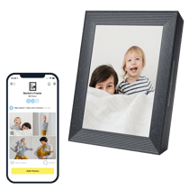 Cadre photo numérique Aura Mason Luxe 9.7" Pebble