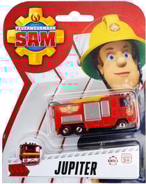 Véhicule en métal sam le pompier - jupiter le camion de pompier - voiture miniature - dickie 203091000c