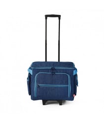 Trolley de transport pour Machine à Coudre bleu jean - Prym - Bleu