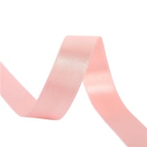 Bobine 25m ruban satin double face Saumon fabriqué en France